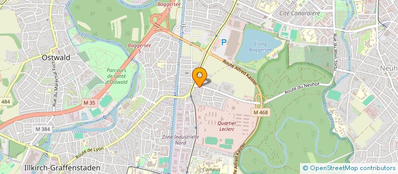 localisation de l'entreprise SCI CV VERVISCH  ILLKIRCH-GRAFFENSTADEN