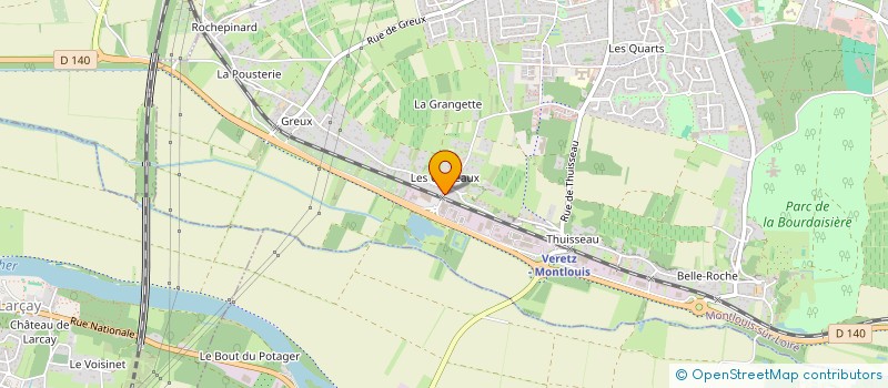 localisation de l'entreprise SCI CV140 à MONTLOUIS-SUR-LOIRE
