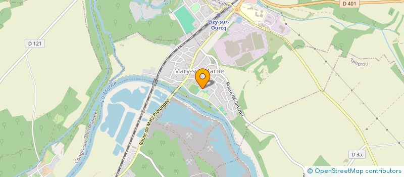 localisation de l'entreprise SCI CV2D  MARY-SUR-MARNE