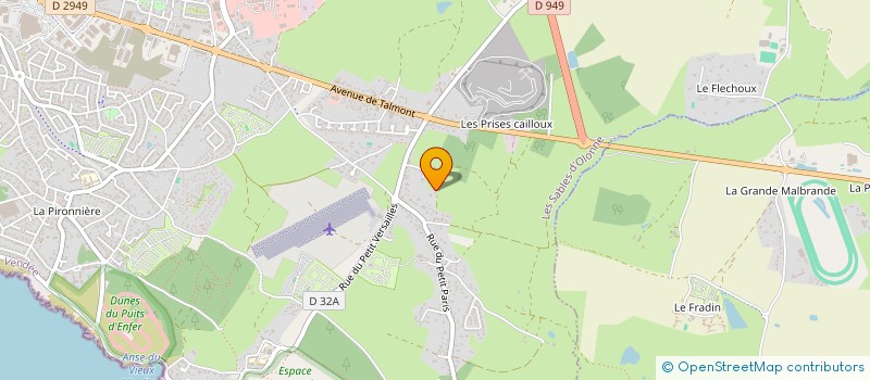 localisation de l'entreprise SCI CV2E à LES SABLES D'OLONNE