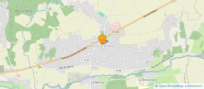 localisation de l'entreprise SCI CV2M  SAINT-SIMEON