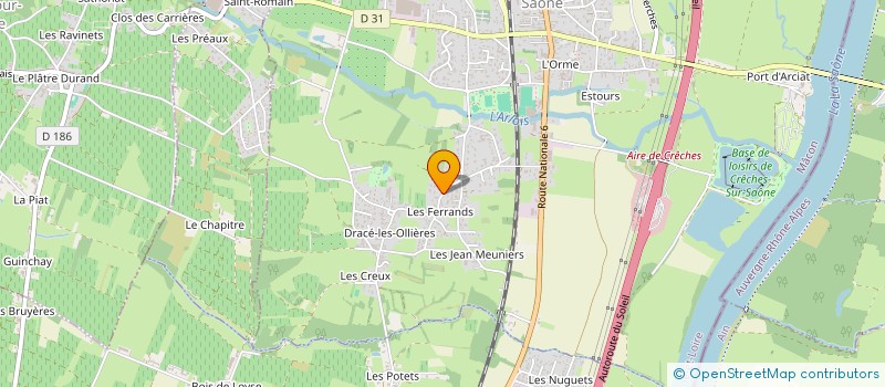 localisation de l'entreprise SCI CV3L  SAINT-AMOUR-BELLEVUE