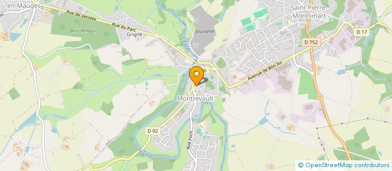 localisation de l'entreprise SCI CVBK  BEAUPREAU-EN-MAUGES