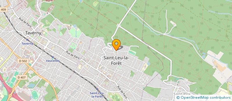 localisation de l'entreprise SCI CVC  SAINT-LEU-LA-FORET