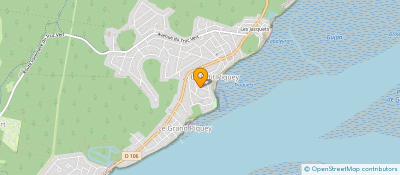 localisation de l'entreprise SCI CVC PIQUEY à LEGE-CAP-FERRET