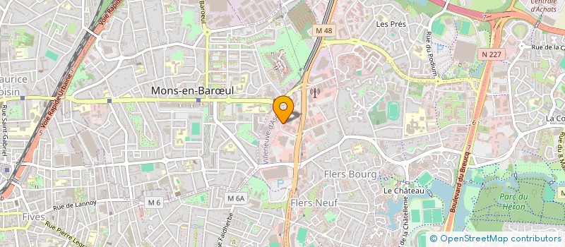 localisation de l'entreprise SCI CVH à VILLENEUVE-D'ASCQ