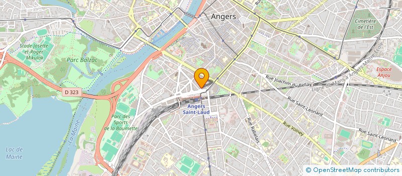 localisation de l'entreprise SCI CVIMMO à ANGERS