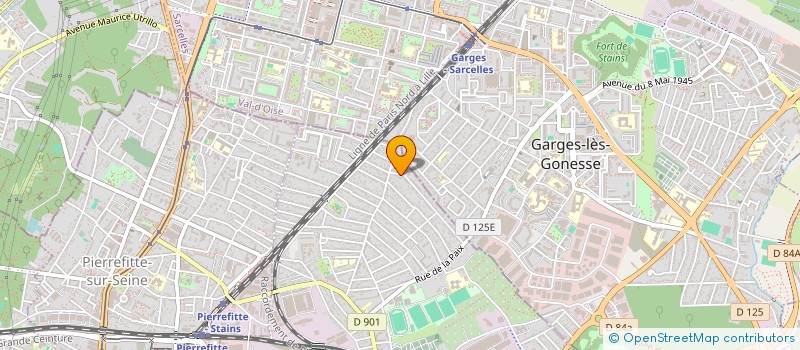 localisation de l'entreprise SCI CVJD à STAINS
