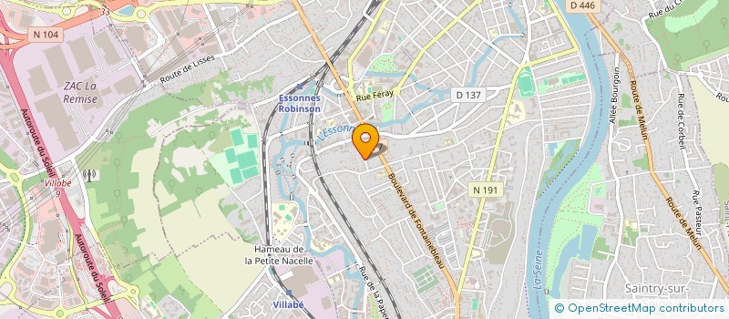 localisation de l'entreprise SCI CVJE à CORBEIL-ESSONNES