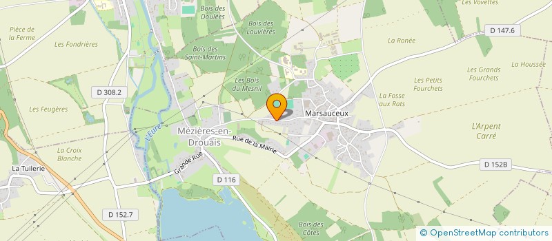 localisation de l'entreprise SCI CVL à MEZIERES-EN-DROUAIS