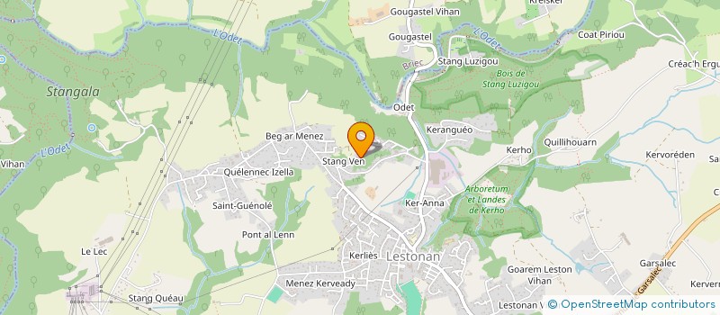 localisation de l'entreprise SCI CVLP  ERGUE-GABERIC