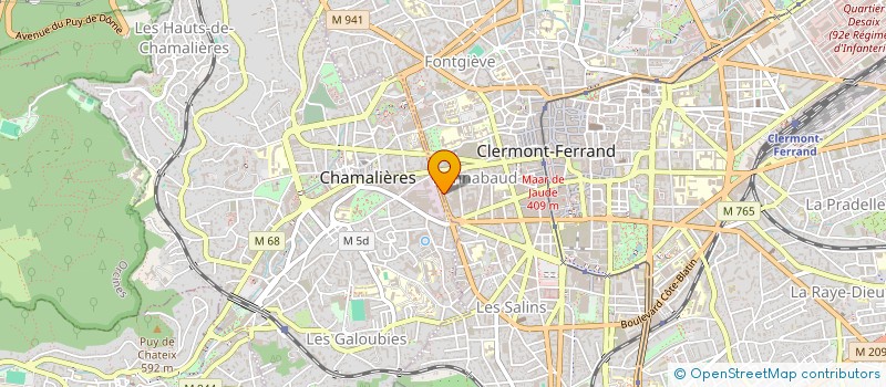 localisation de l'entreprise SCI CVM  CLERMONT-FERRAND