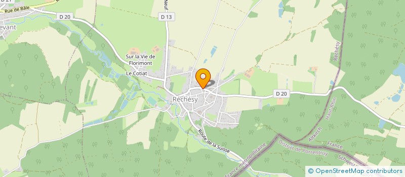 localisation de l'entreprise SCI CVM1 à RECHESY