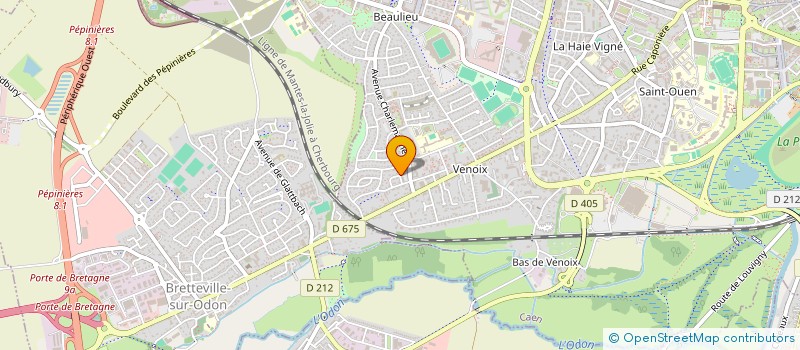 localisation de l'entreprise SCI CVMV  POTIGNY