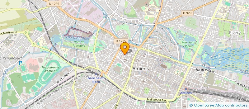 localisation de l'entreprise SCI CVN  AMIENS