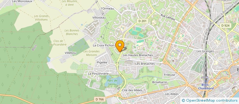 localisation de l'entreprise SCI CVNT IMMO  BLOIS