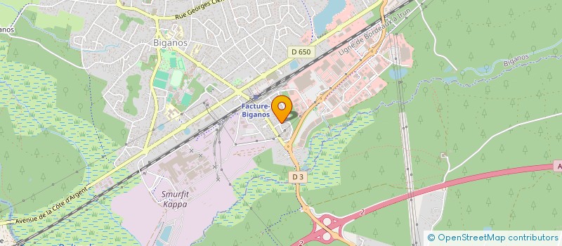 localisation de l'entreprise SCI CVP  BIGANOS