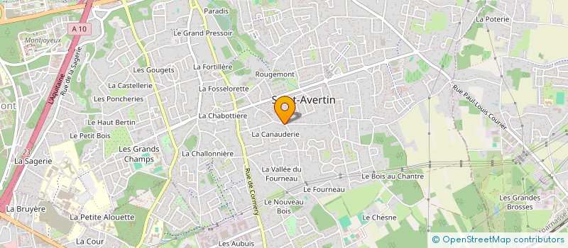 localisation de l'entreprise SCI CVP  SAINT-AVERTIN