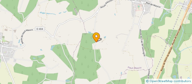 localisation de l'entreprise SCI CVP  HAUT-MAUCO