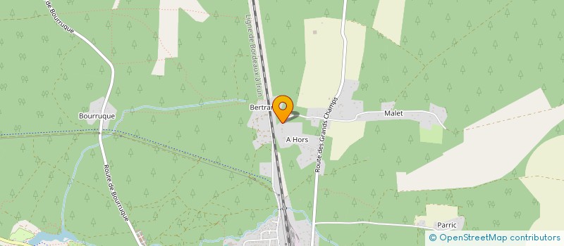 localisation de l'entreprise SCI CVP IMMOBILIER  YCHOUX