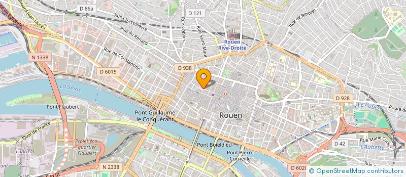 localisation de l'entreprise SCI CVS à ROUEN