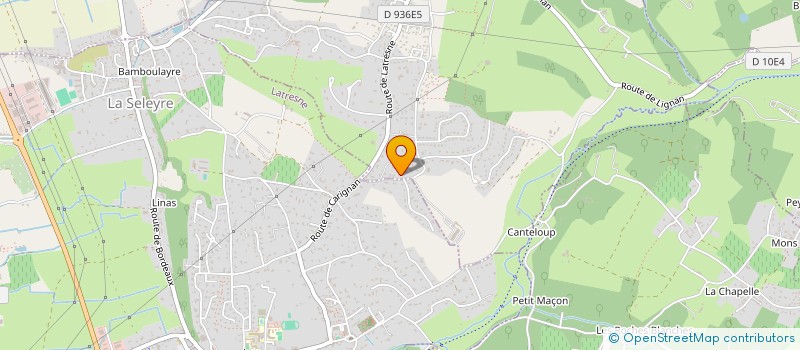 localisation de l'entreprise SCI CVT  CARIGNAN-DE-BORDEAUX