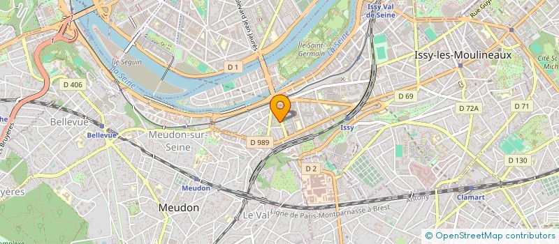 localisation de l'entreprise SCI CVTT à ISSY-LES-MOULINEAUX