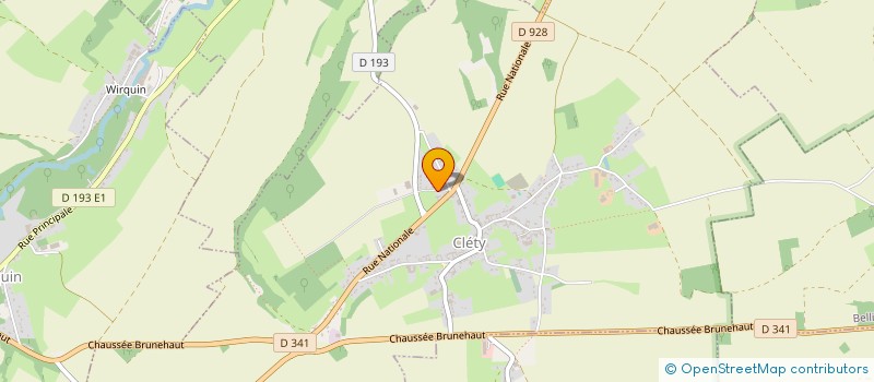 localisation de l'entreprise SCI CVYM  CLETY