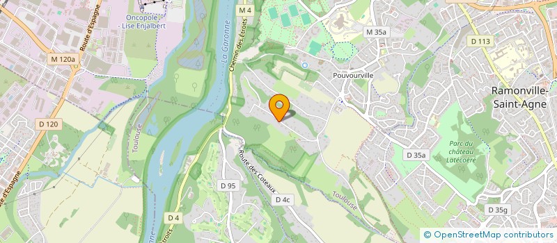 localisation de l'entreprise SCI CW à TOULOUSE