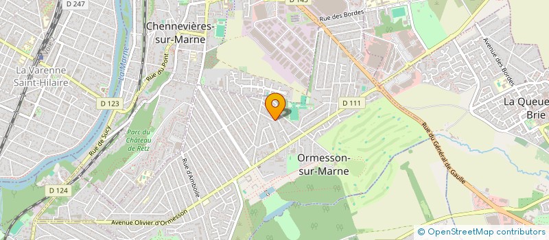 localisation de l'entreprise SCI CWA INVESTISSEMENTS ET GESTION  ORMESSON-SUR-MARNE