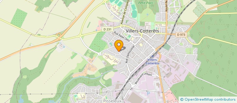 localisation de l'entreprise SCI CWERMAN à VILLERS-COTTERETS