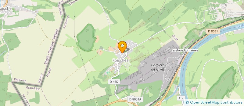 localisation de l'entreprise SCI CWMS  FOISCHES