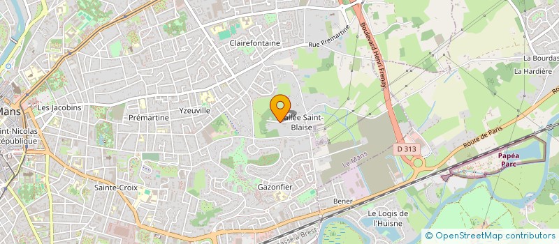 localisation de l'entreprise SCI CWS  LE MANS