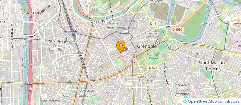 localisation de l'entreprise SCI CWSM  GRENOBLE
