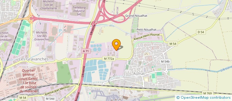 localisation de l'entreprise SCI CY-CLOS  CLERMONT-FERRAND