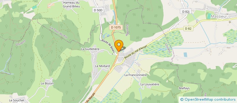 localisation de l'entreprise SCI CY'MO  CHIRENS