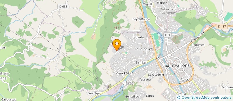 localisation de l'entreprise SCI CY SAM à SAINT-GIRONS