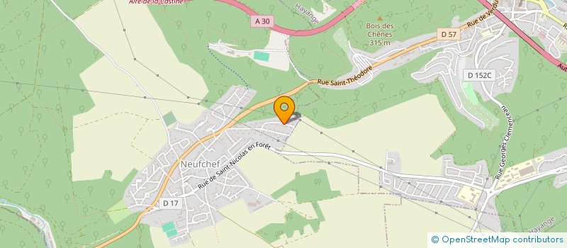 localisation de l'entreprise SCI CYA  NEUFCHEF