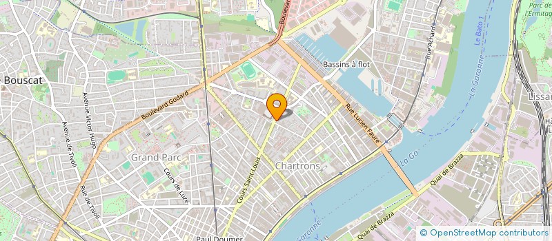 localisation de l'entreprise SCI CYANCA  BORDEAUX