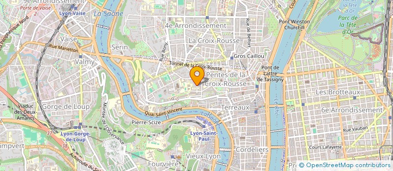 localisation de l'entreprise SCI CYANNE à LYON