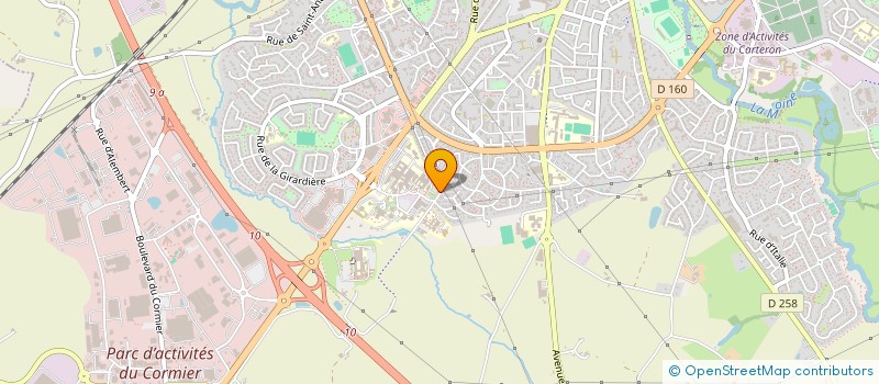 localisation de l'entreprise SCI CYB AIGREFEUILLE à CHOLET