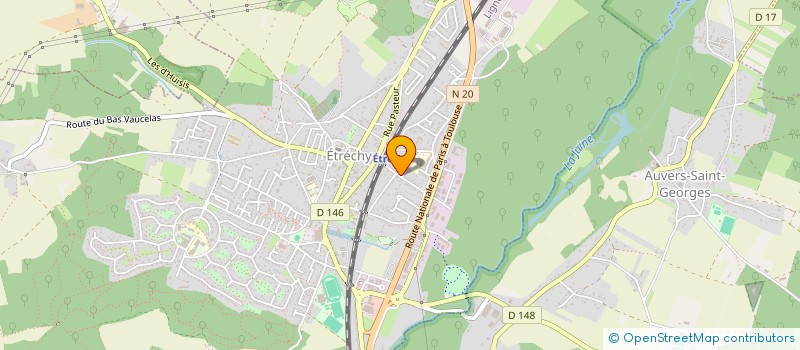 localisation de l'entreprise SCI CYBELLE  ETRECHY