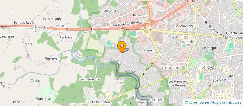 localisation de l'entreprise SCI CYBERLAB 2025  VANNES