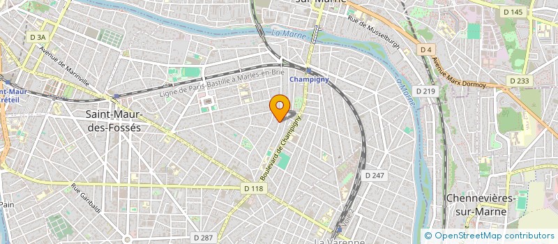 localisation de l'entreprise SCI CYCA à SAINT-MAUR-DES-FOSSES