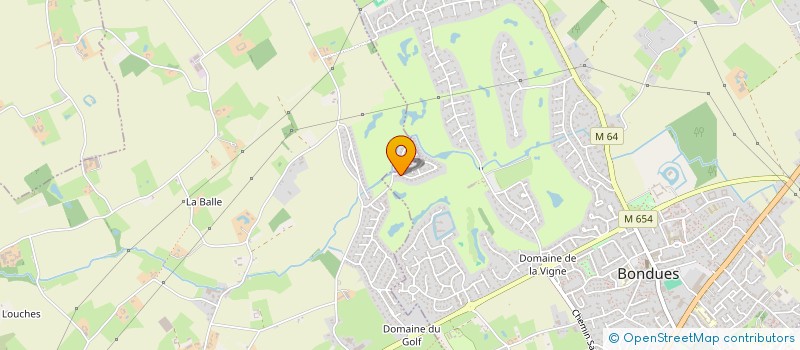 localisation de l'entreprise SCI CYCALO  BONDUES