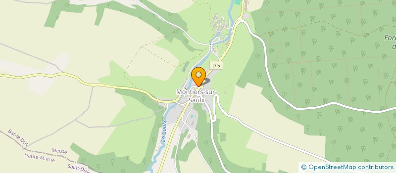 localisation de l'entreprise SCI CYCAR à MONTIERS-SUR-SAULX
