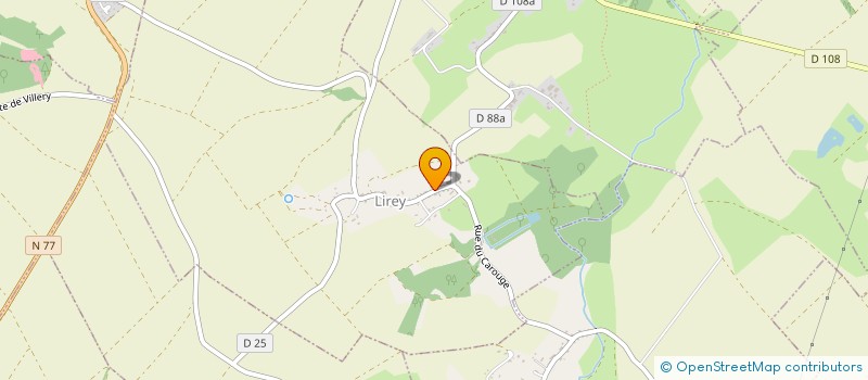 localisation de l'entreprise SCI CYCHRIA  LIREY