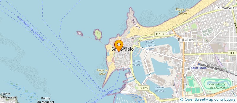 localisation de l'entreprise SCI CYCLAMEN  SAINT-MALO
