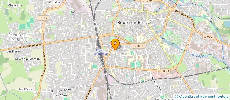 localisation de l'entreprise SCI CYCLAMEN à BOURG-EN-BRESSE