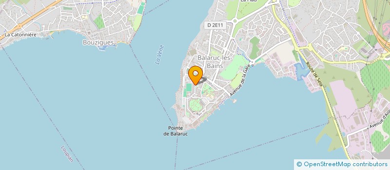 localisation de l'entreprise SCI CYCLAMEN  BALARUC-LES-BAINS